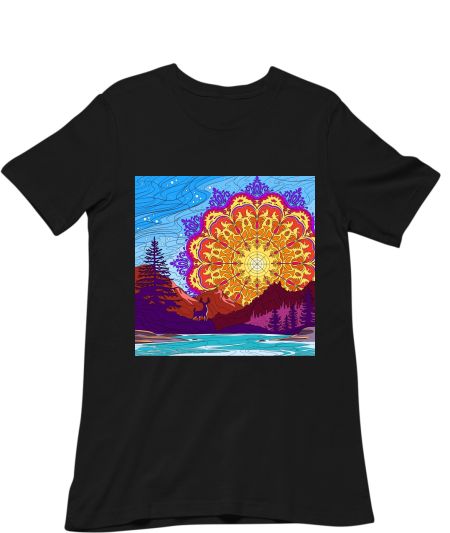 Scenic Mandala Regular T-Shirt