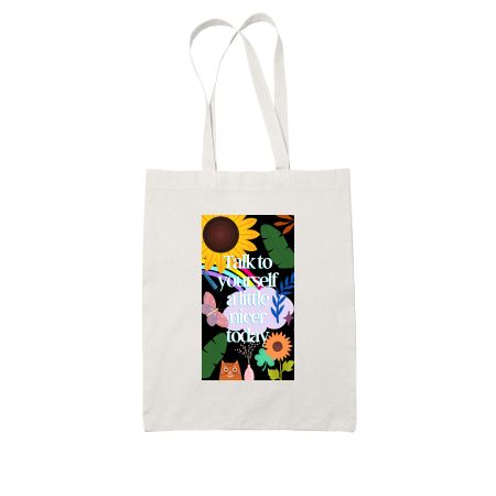 NOTEBOOK  White Tote Bag