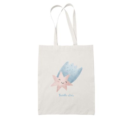 Twinkle Star White Tote Bag