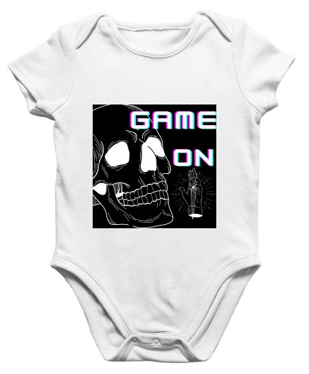 Game on Skull Onesie