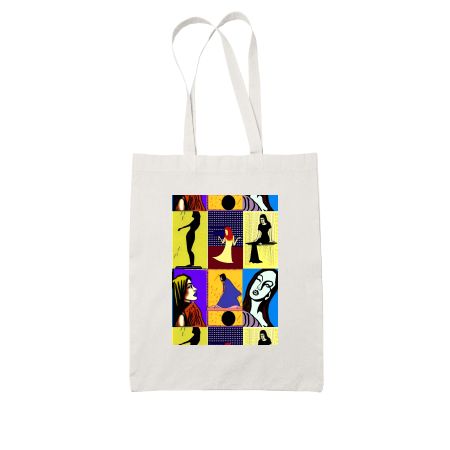 She/Her White Tote Bag