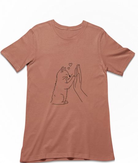 Cat Hifi Black Regular T-Shirt