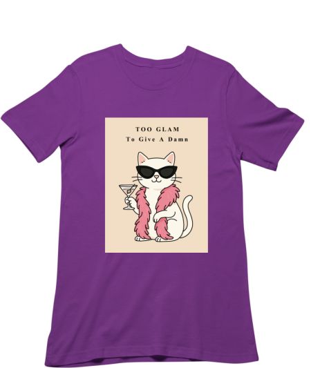 Glam Cat Regular T-Shirt