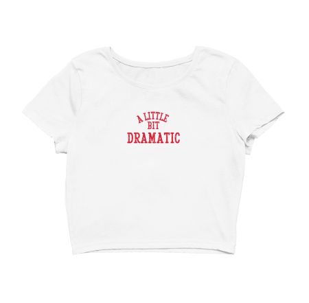A little Bit Dramatic Crop Top