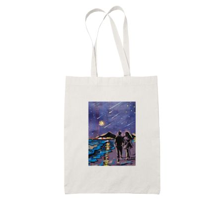 Couple in the night Tote Bag