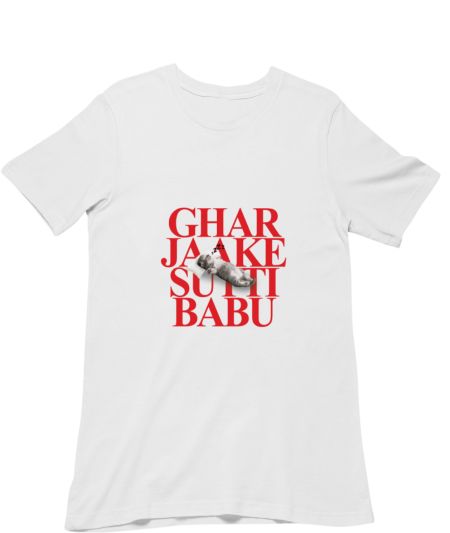 GHAR JAAKE SUTTI BABU Regular T-Shirt