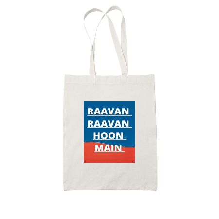 Raavan hoom main t shirt best design  White Tote Bag