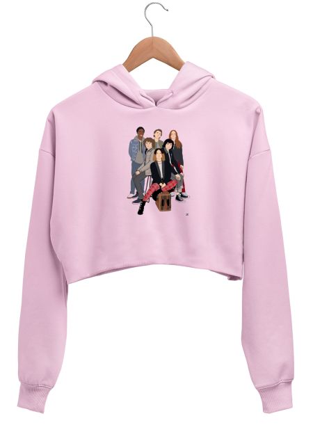 Stranger things  Crop Hoodie