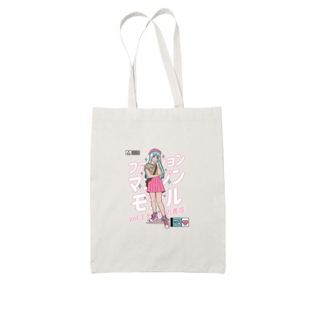 Anime Aesthetic #3 White Tote Bag