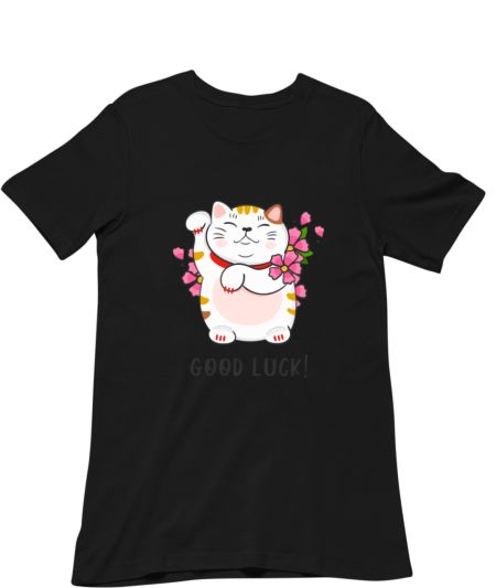 Cute cat with flowers Classic T-Shirt