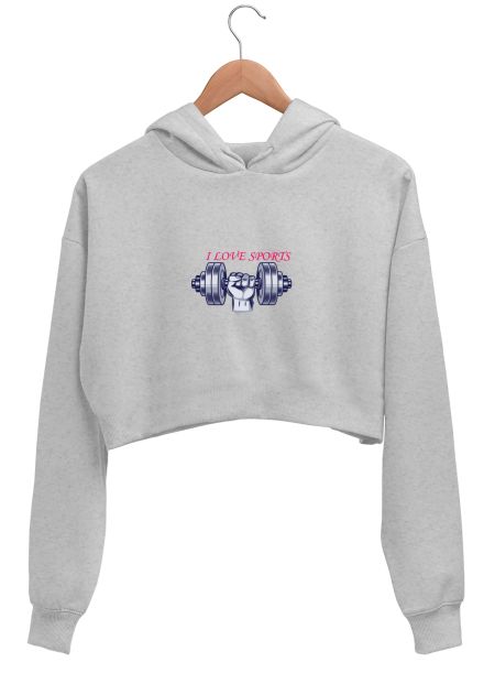 sports Crop Hoodie