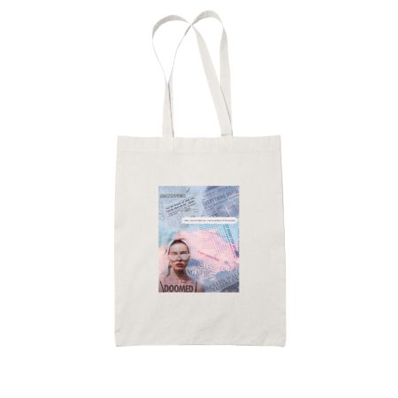 Vintage newpaper pattern  Tote Bag