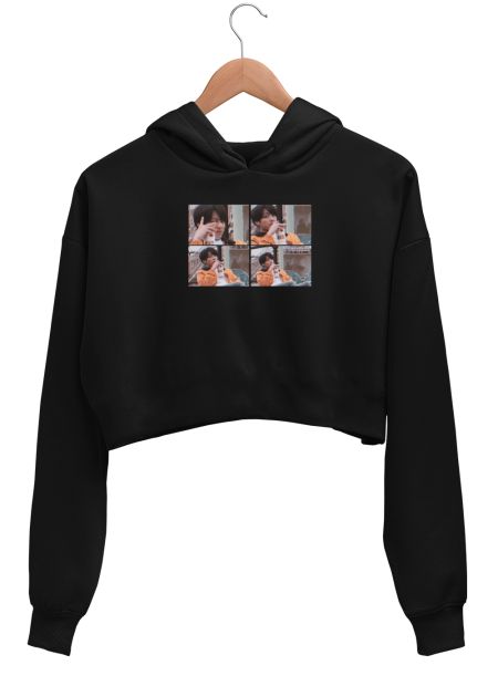 Jungkook euphoria aesthetic Crop Hoodie