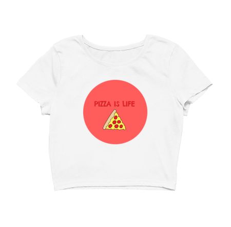 Pizza life Crop Top