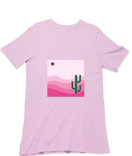Cactus in the desert Regular T-Shirt