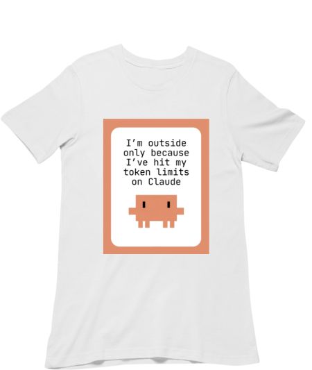 Claude Paglu coder AI Regular T-Shirt