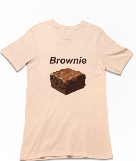 Brownie illustration dessert  Regular T-Shirt