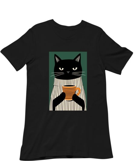 Cat x Coffee Regular T-Shirt