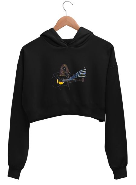 GUITAR Crop Hoodie