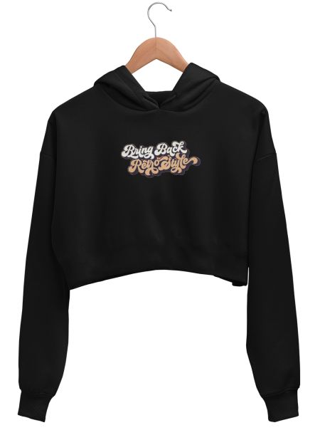 Bring back retro style aesthetic T-shirt  Crop Hoodie