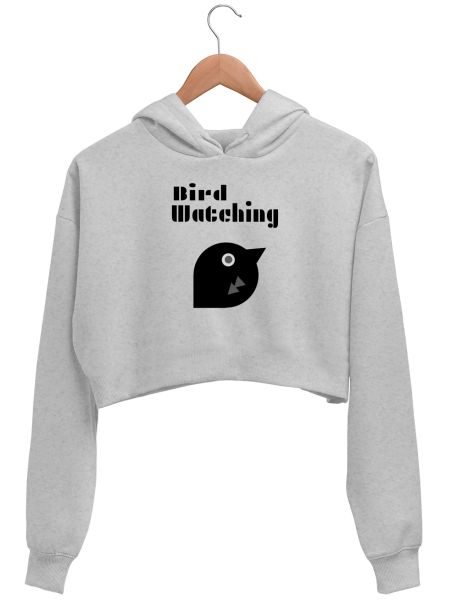 Bird watching Crop Hoodie