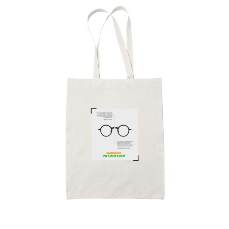 Energize Patriotism - Gandhi & Netaji White Tote Bag