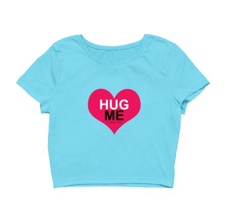 Happy Hug Day - Love Crop Top