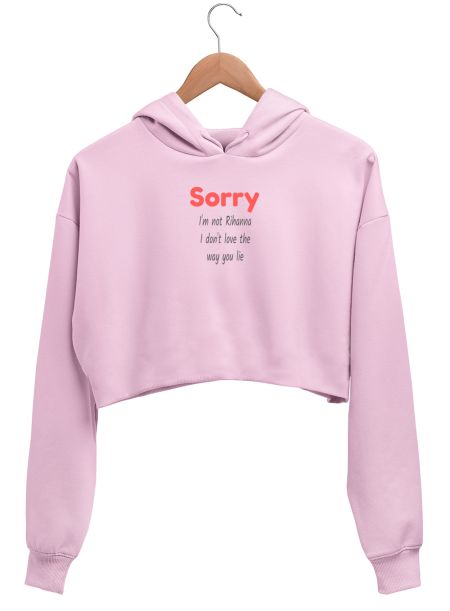 Sassy T-shirt Crop Hoodie