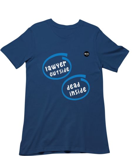 Lawyer Outside, Dead Inside Regular T-Shirt
