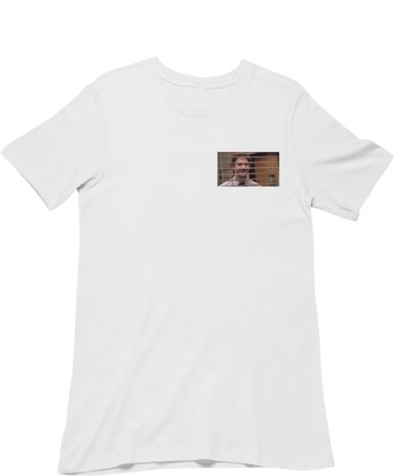 The office Jim peeking through the blinds Classic T-Shirt