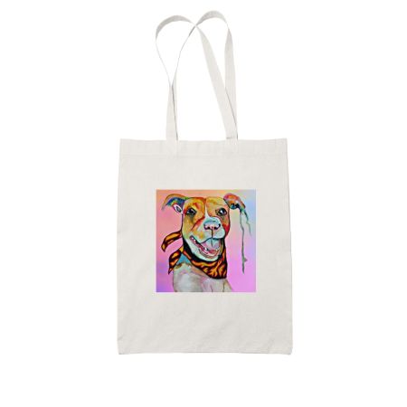 Dog White Tote Bag