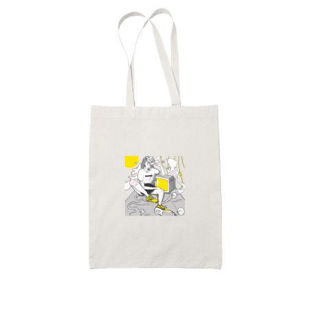 Digital Love White Tote Bag