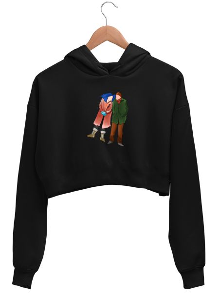 Eternal Sunshine of the spotless mind  Crop Hoodie