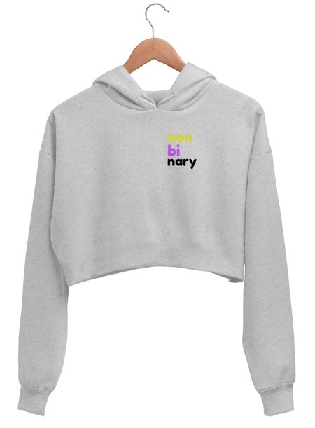 Nonbinary Crop Hoodie