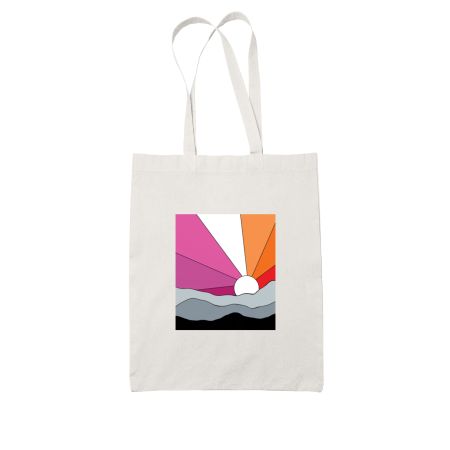 Lesbian Sunrise White Tote Bag