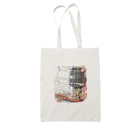 Don't Stop The Music White Tote Bag