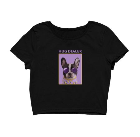 Hug Dealer Dog Swag Crop Top