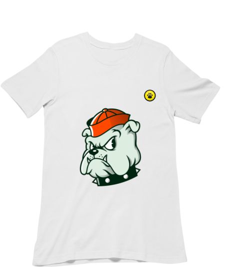 Bulldog in Red Cap Classic T-Shirt