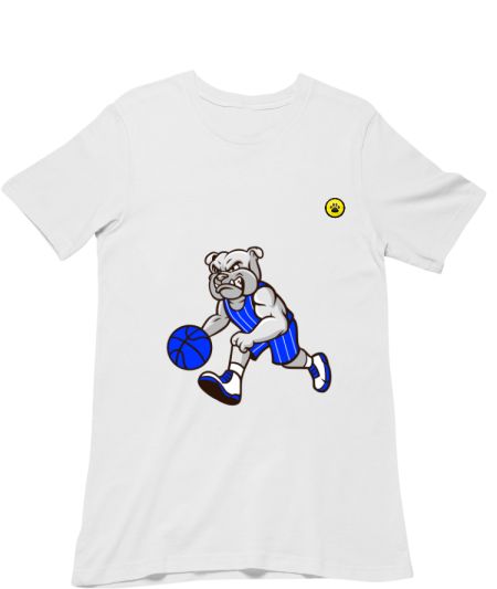 Bulldog Playing Basketball Classic T-Shirt