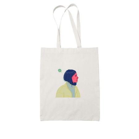 Mitai White Tote Bag