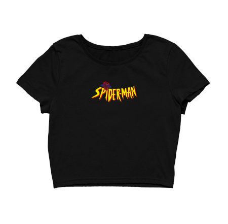 Spiderman Crop Top