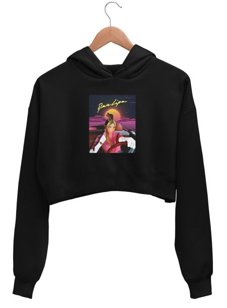 FUTURE NOSTALGIA Crop Hoodie