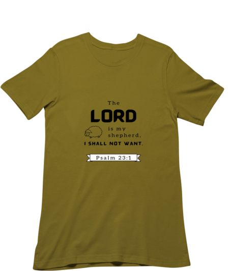 Psalm 23-1 text b Classic T-Shirt