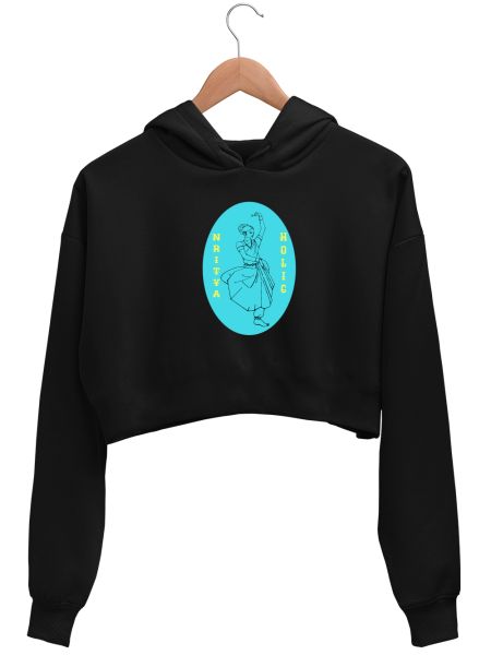 Sedentary Gesture Crop Hoodie