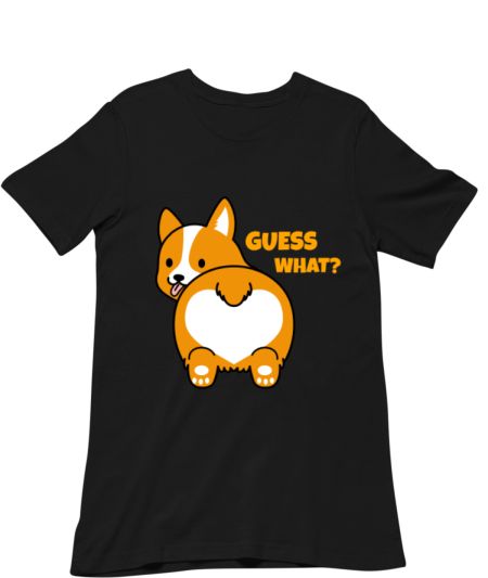 Guess What - CorgiButt Dog Classic T-Shirt