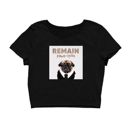 Remain Paws-itive Crop Top