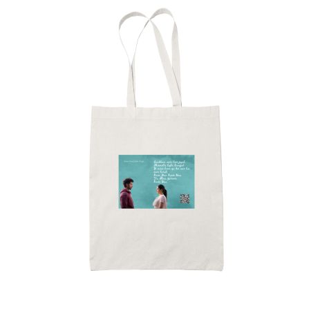 Musical Postcard On a T-Shirt-Kaise Hua White Tote Bag