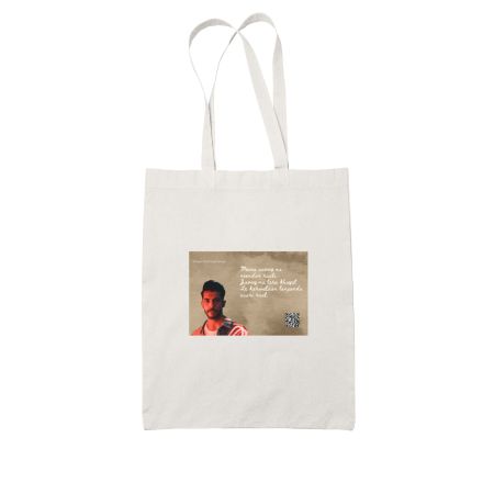 Musical Postcard On a T-Shirt-Khayal- White Tote Bag