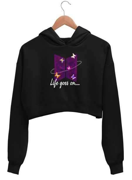 BTS Crop Hoodie