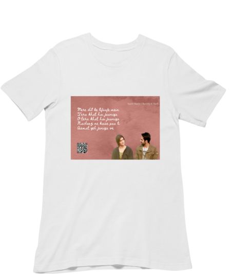 Musical Postcard On a T-Shirt-Nazm Nazm Classic T-Shirt